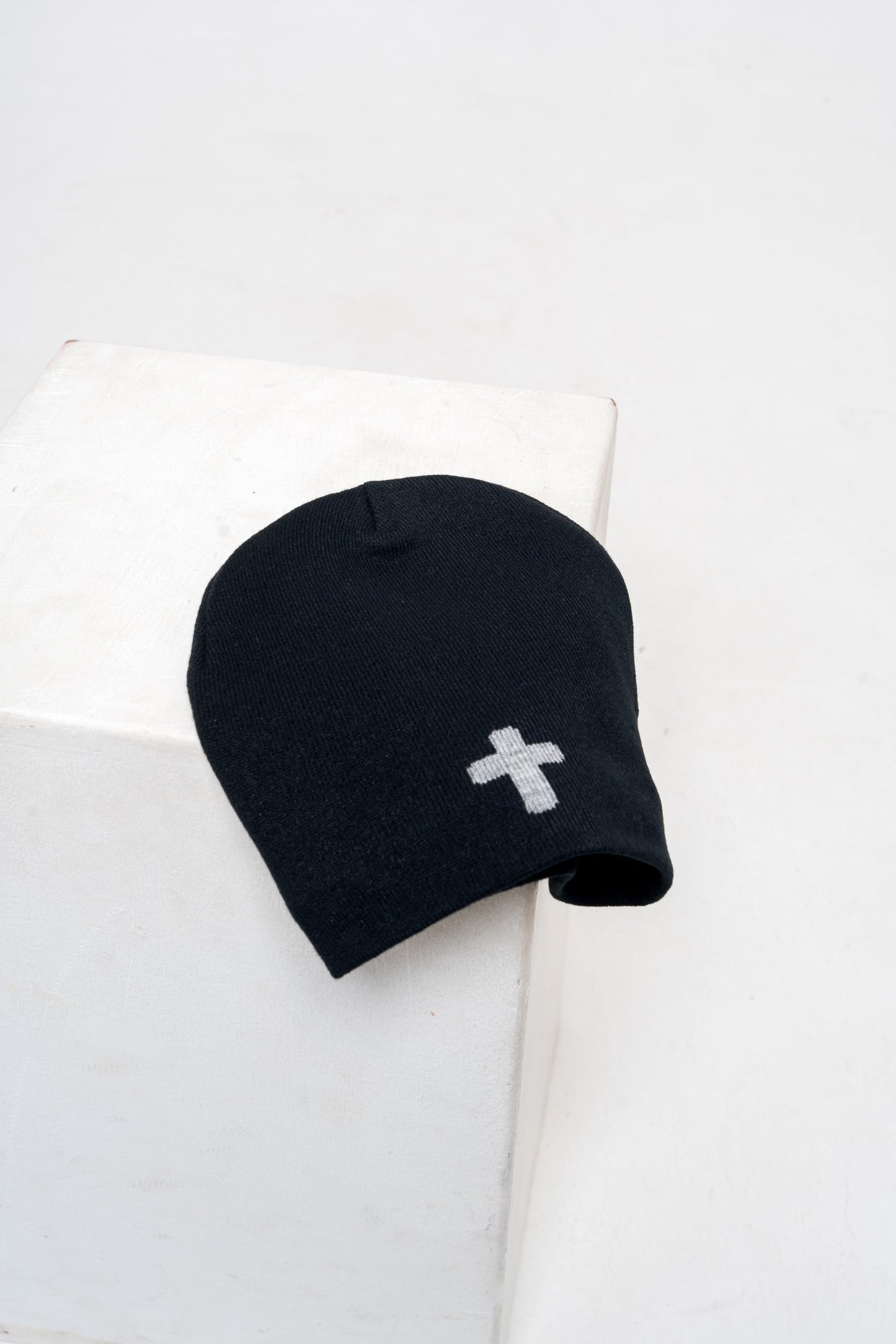 Black LGD beanie with Satin-Lined Interior